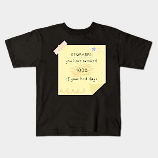 Friendly reminder - Yellow Kids T-Shirt